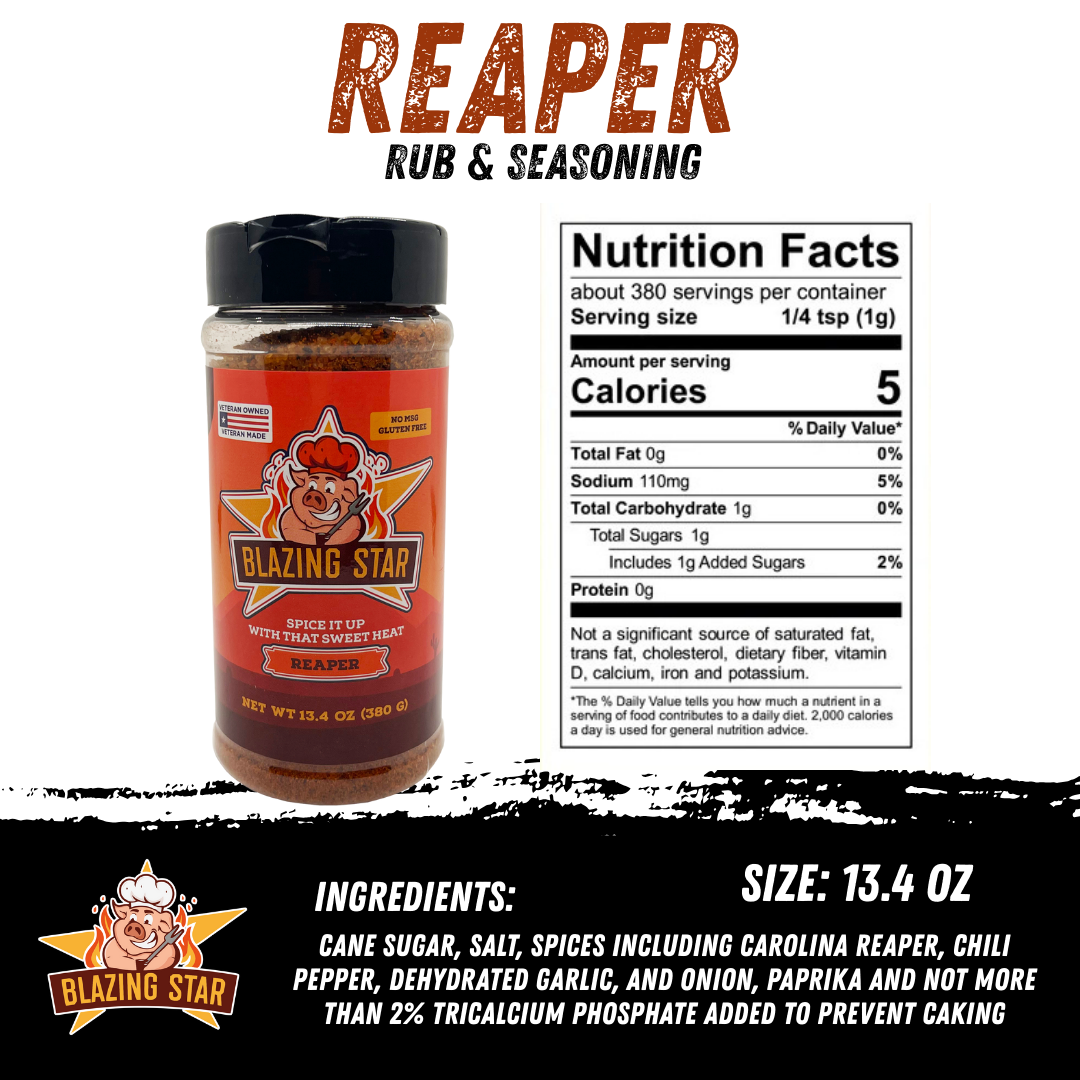Blazing Star Reaper Rub and Seasoning