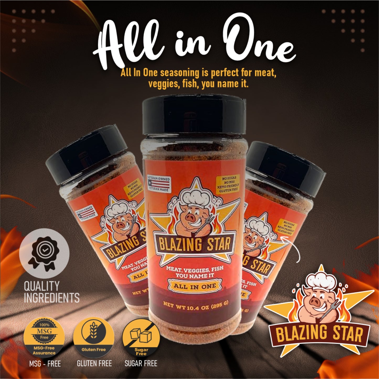 Blazing Star All In One Seasoning