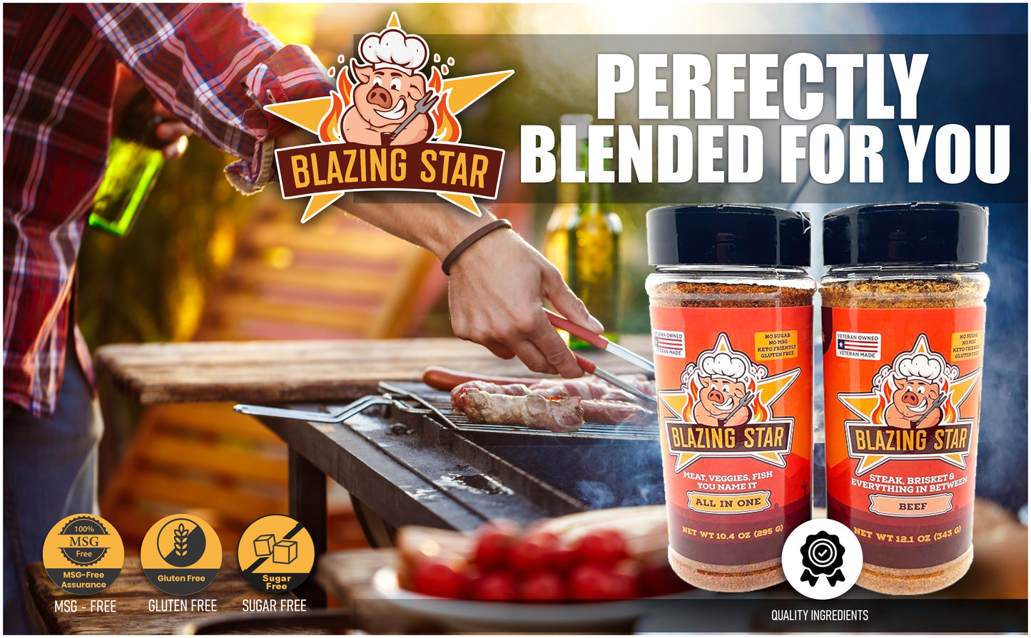 Blazing Star BBQ Sugar Free Bundle