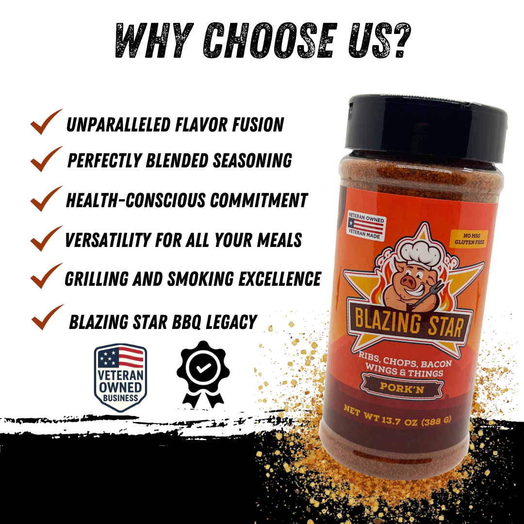 Blazing Star Pork'n Rub and Seasoning
