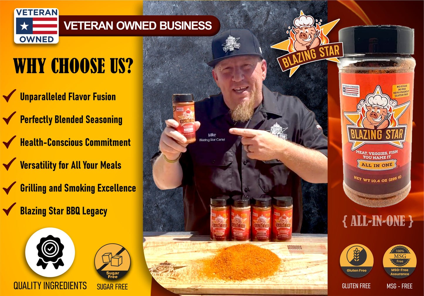 Blazing Star All In One Seasoning