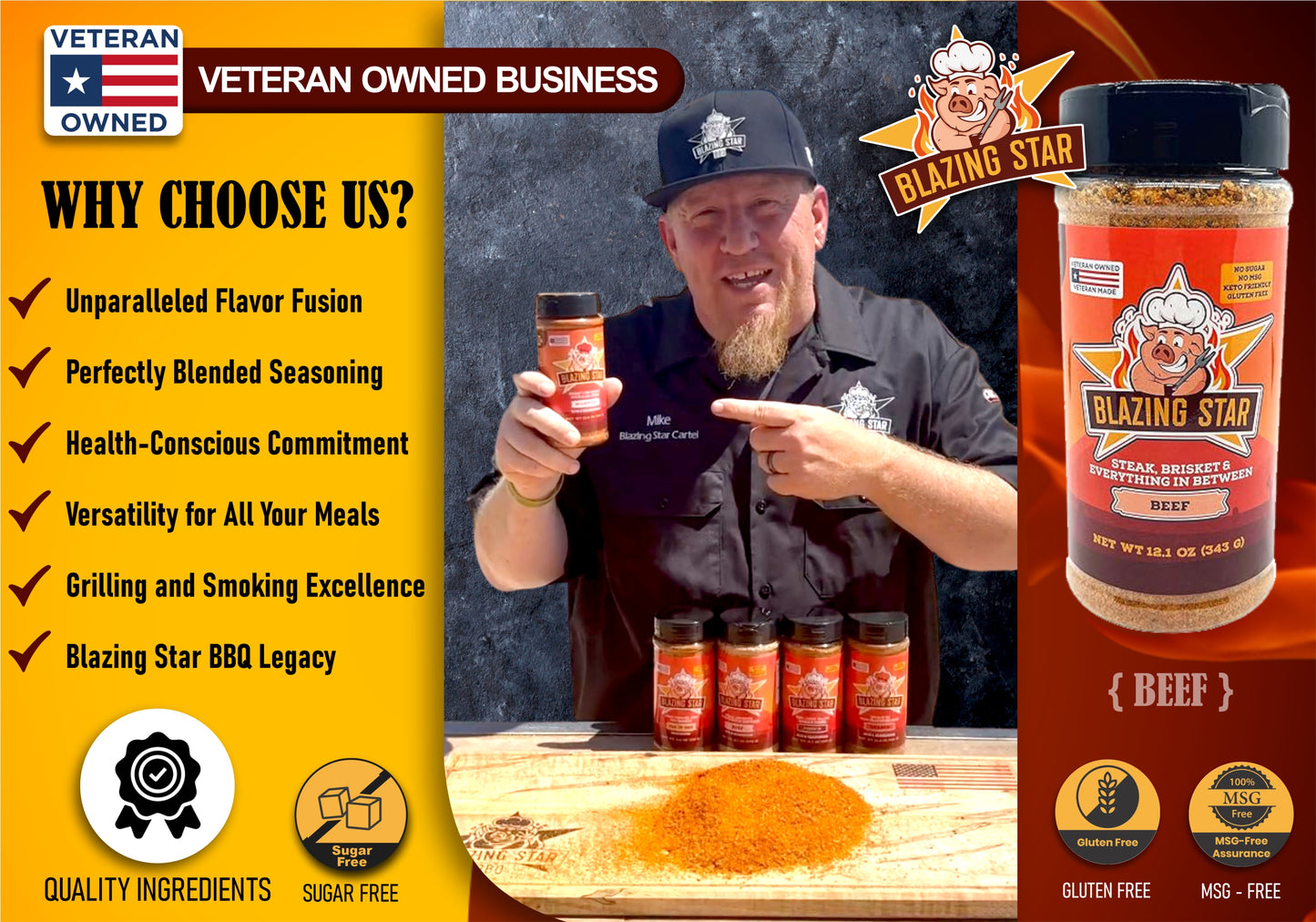 Blazing Star Beef Rub and Seasoning