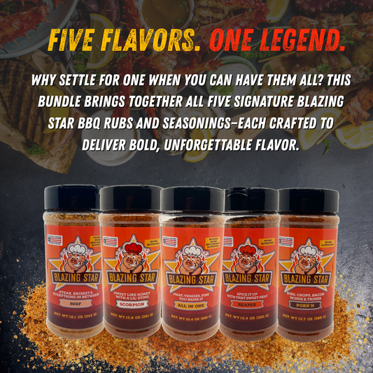 Blazing Star BBQ Ultimate Seasoning Bundle