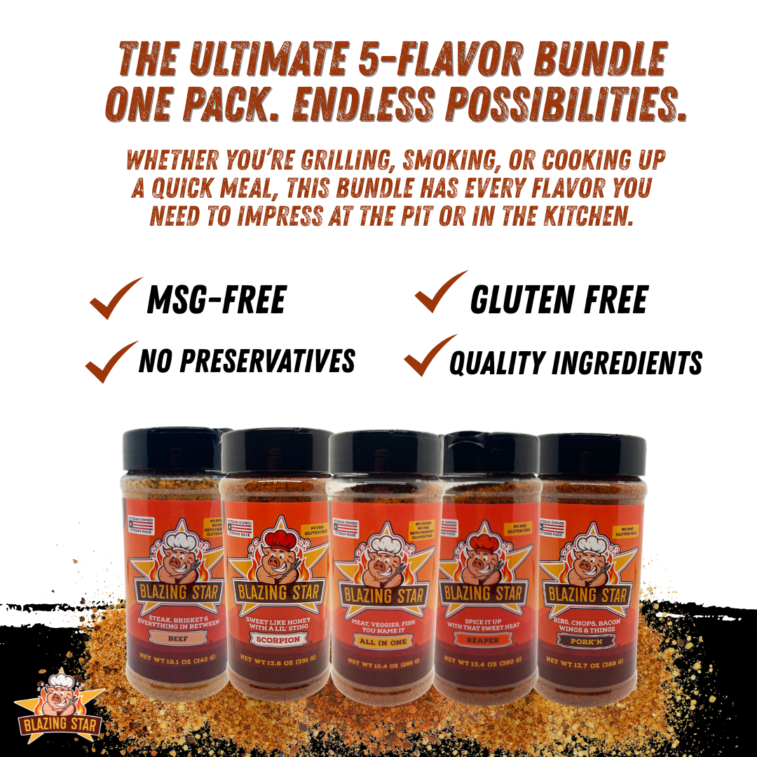 Blazing Star BBQ Ultimate Seasoning Bundle