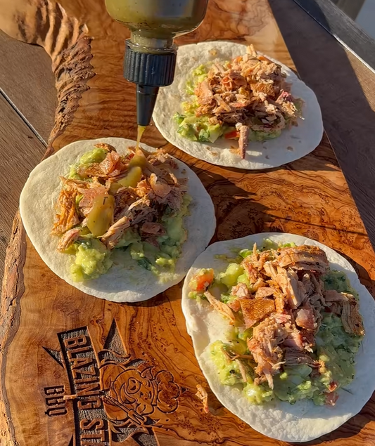 Picnic Pork Tacos With Fresh Guacamole