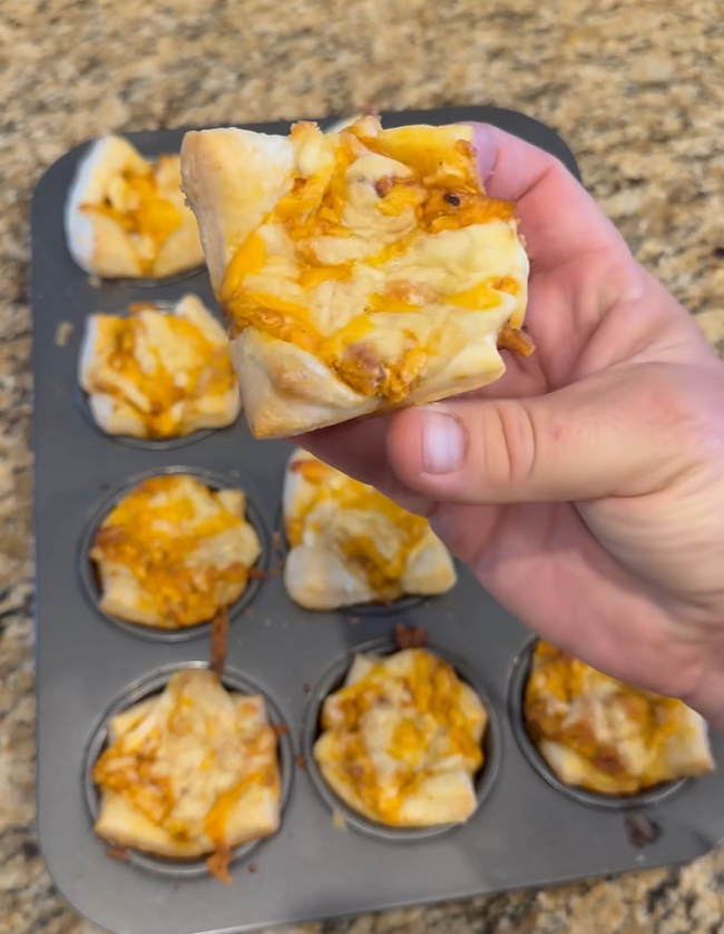 Cheesy Buffalo Chicken Pastry Bites
