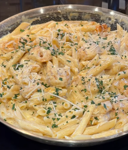 Reaper Garlic Parmesan Shrimp Alfredo