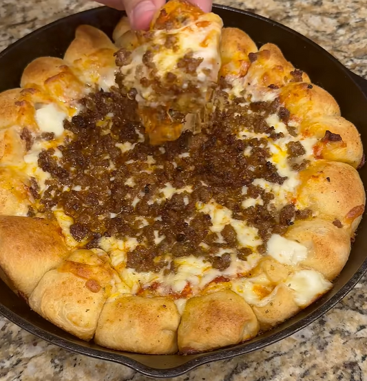 Stuffed Crust Italian Sausage Pizza Dip