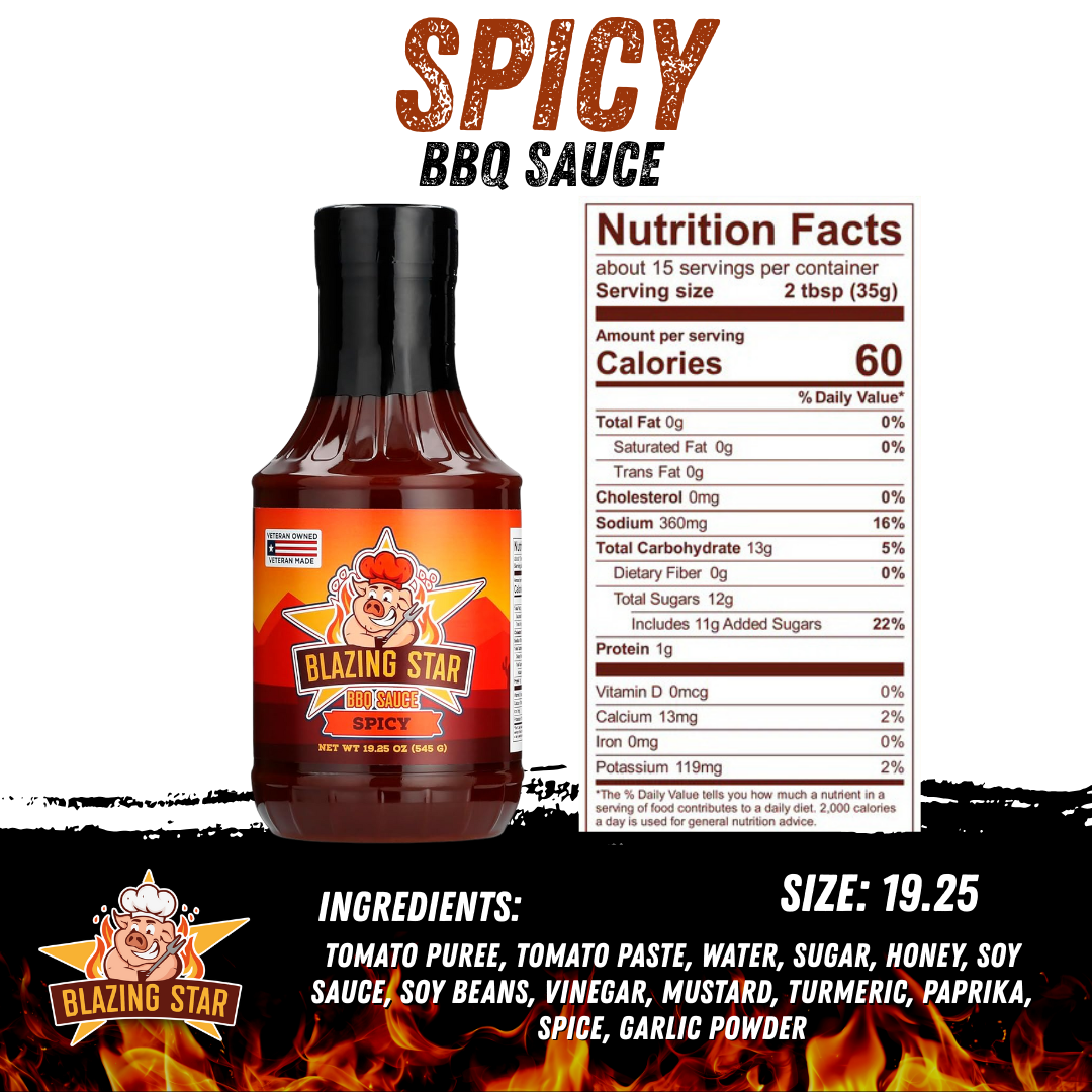Blazing Star BBQ Spicy Sauce