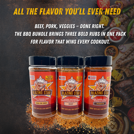 Blazing Star BBQ Barbecue Bundle