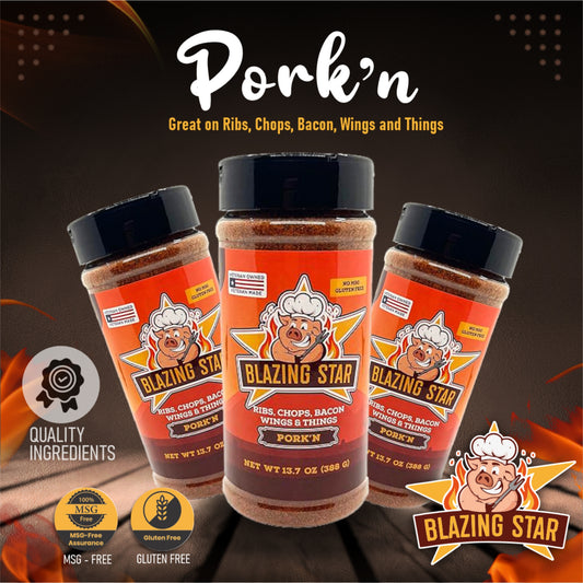 Blazing Star Pork'n Rub and Seasoning