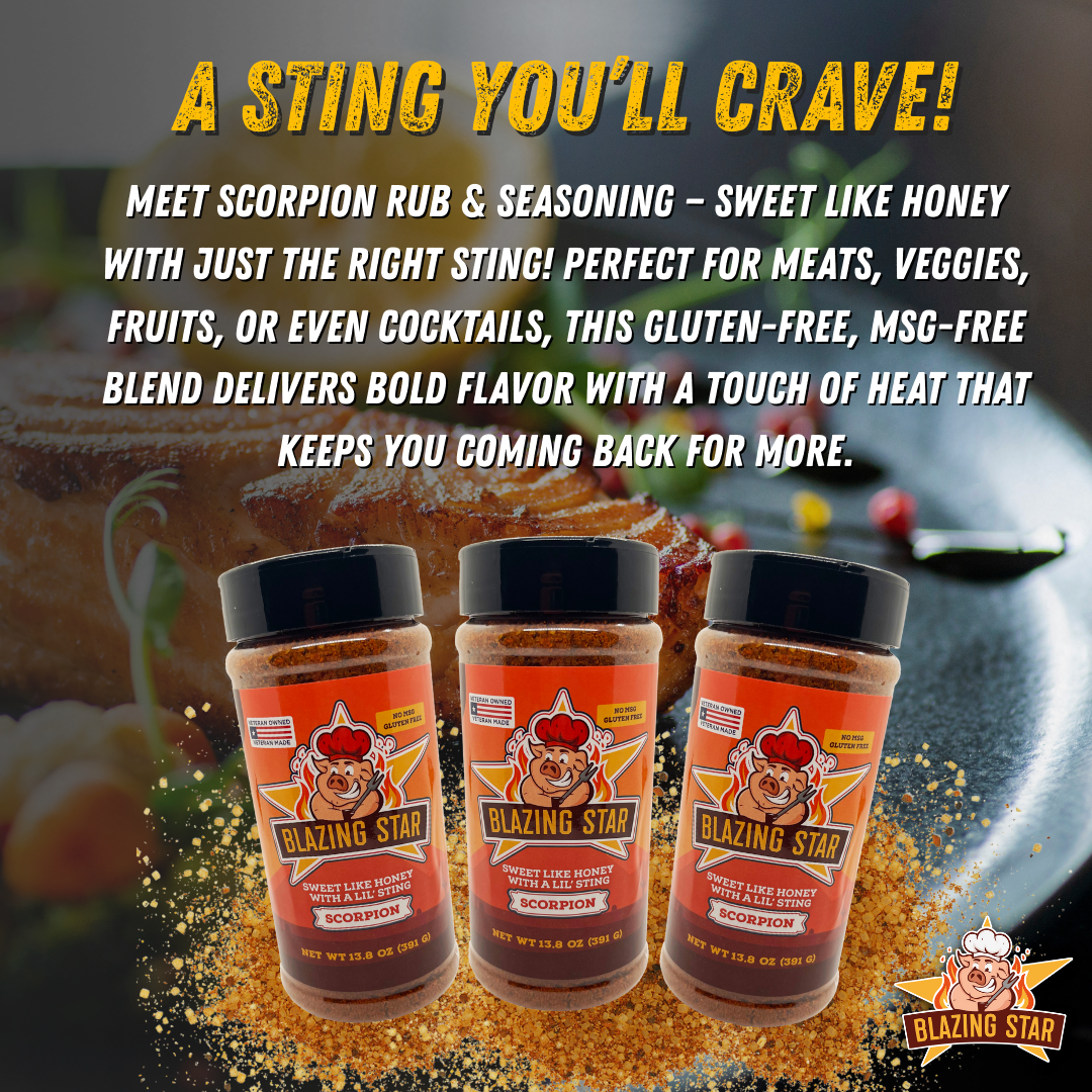 Blazing Star Scorpion Rub and Seasoning