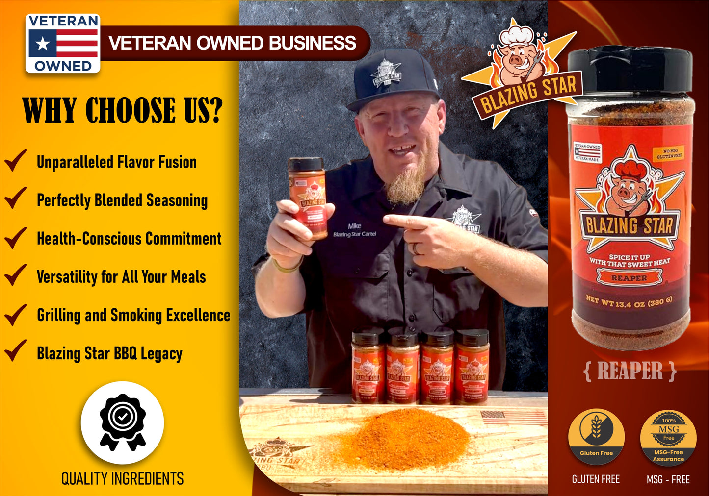 Blazing Star Reaper Rub and Seasoning
